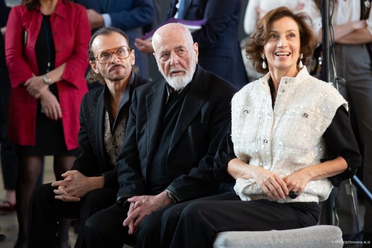 Love Difference, Michelangelo Pistoletto, Inaugurazione Consiglio Esecutivo UNESCO © UNESCO/Christelle ALIX