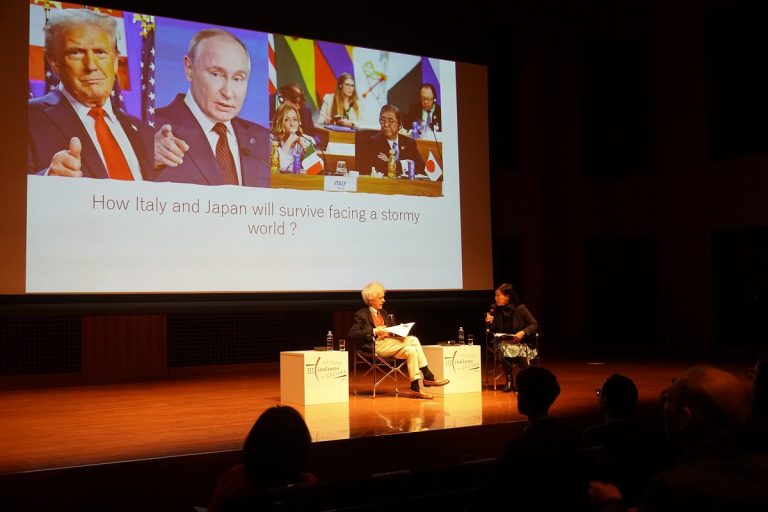 Tokyo, talk “Italy and Japan in a stormy world”