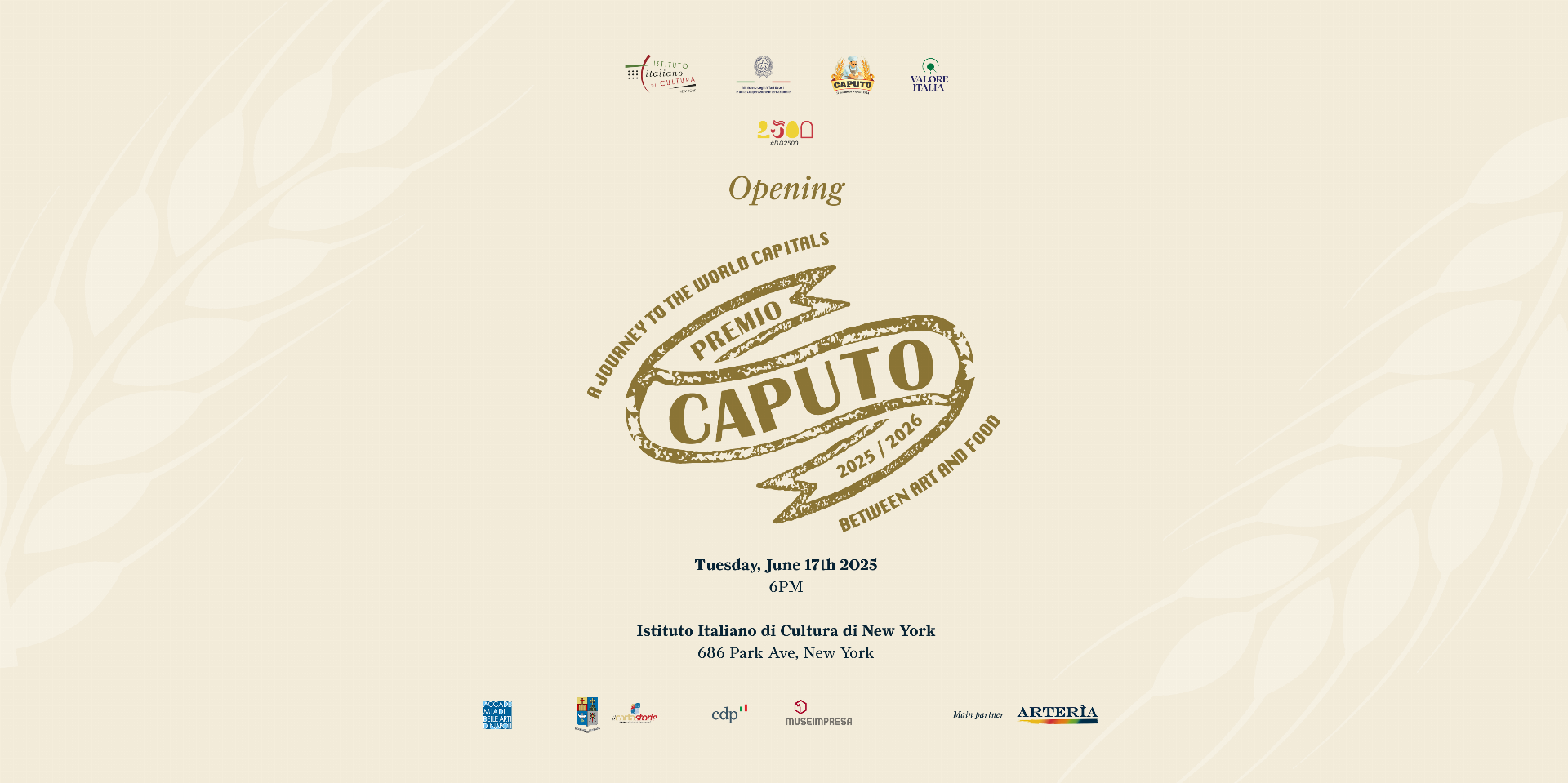 La cultura napoletana a New York con la mostra “Premio Caputo”