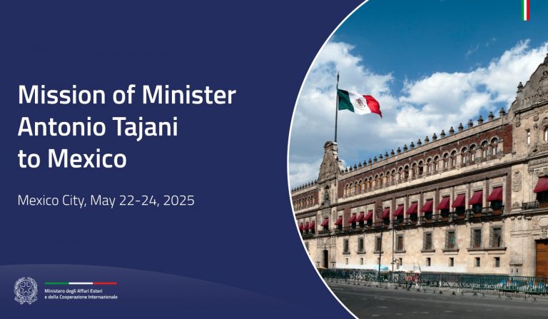 Minister Tajani's mission to Mexico