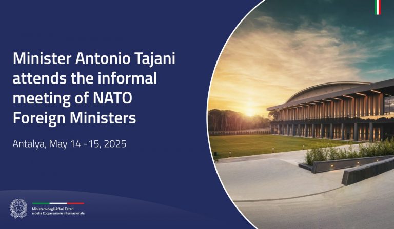 Minister Tajani’s visit to Antalya to attend the Informal Meeting of NATO Foreign Ministers