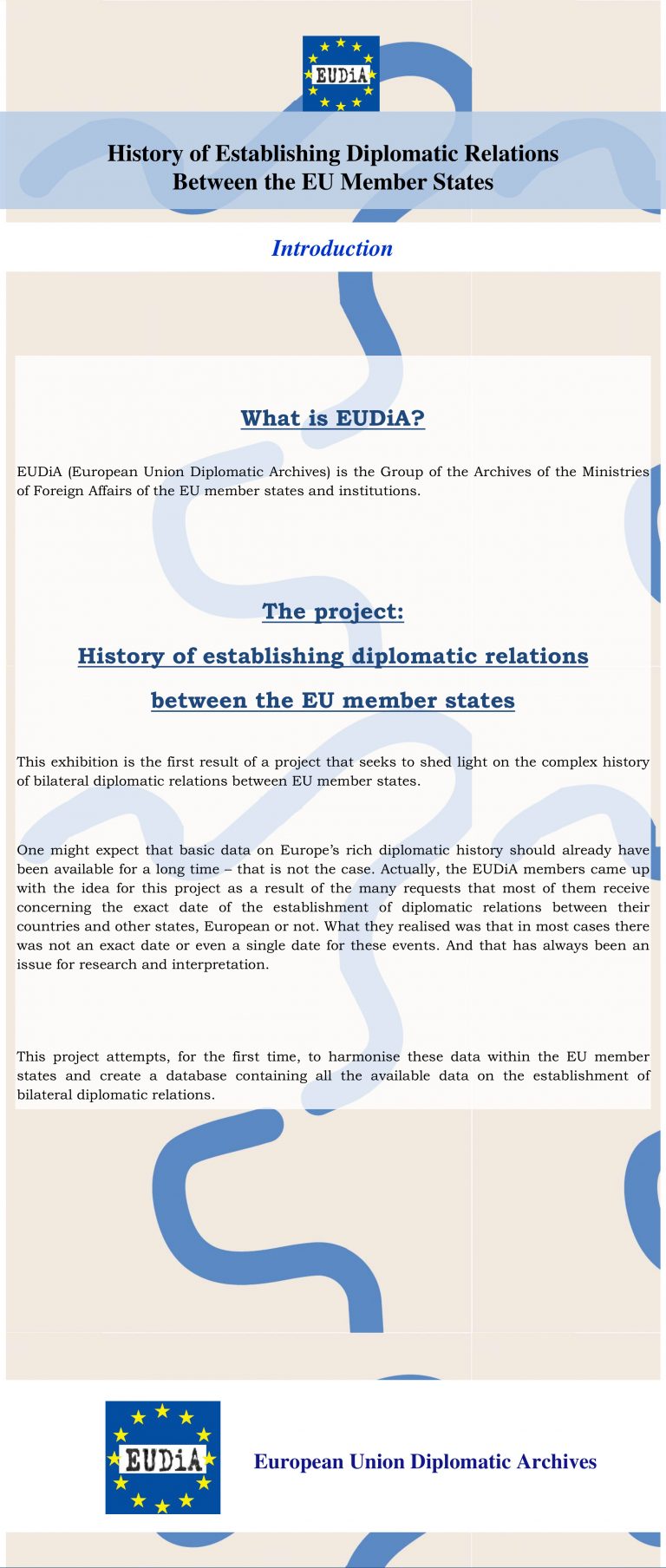 Diplomazia pubblica e archivi, a Bruxelles una mostra dedicata agli atti di instaurazione delle relazioni diplomatiche bilaterali tra Stati UE - Credits EuDiA