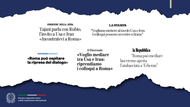 Interviste Ministro Tajani 23-06-2025