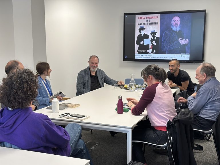 Edimburgo, Carlo Lucarelli presenta “L’inverno più nero”