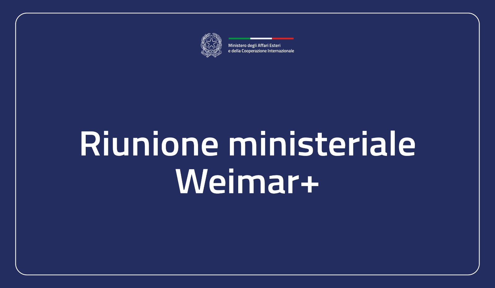 Ministro Tajani presiede riunione Ministeriale Weimar Plus – Ministero degli Affari Esteri e della Cooperazione Internazionale Ministro Tajani presiede riunione Ministeriale Weimar Plus – Ministero degli Affari Esteri e della Cooperazione Internazionale
