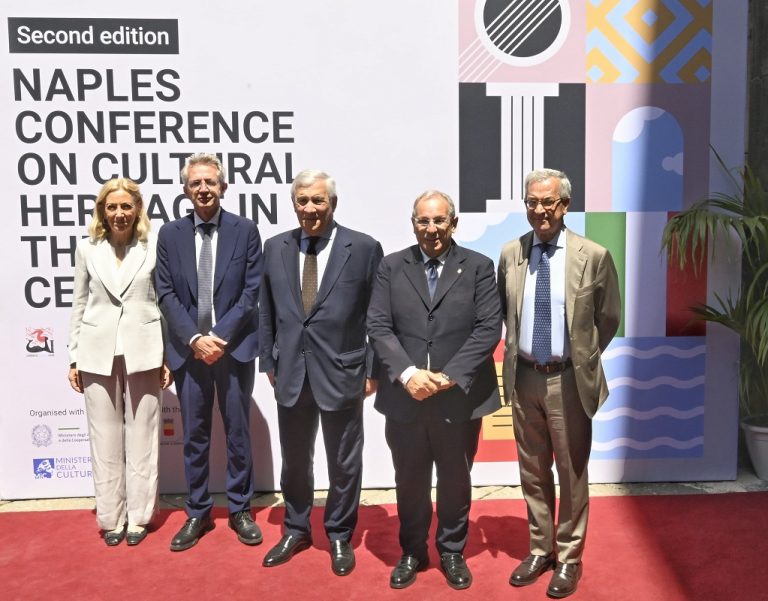 Tajani oggi a Napoli per la seconda edizione della Conferenza UNESCO sul patrimonio culturale nel XXI secolo