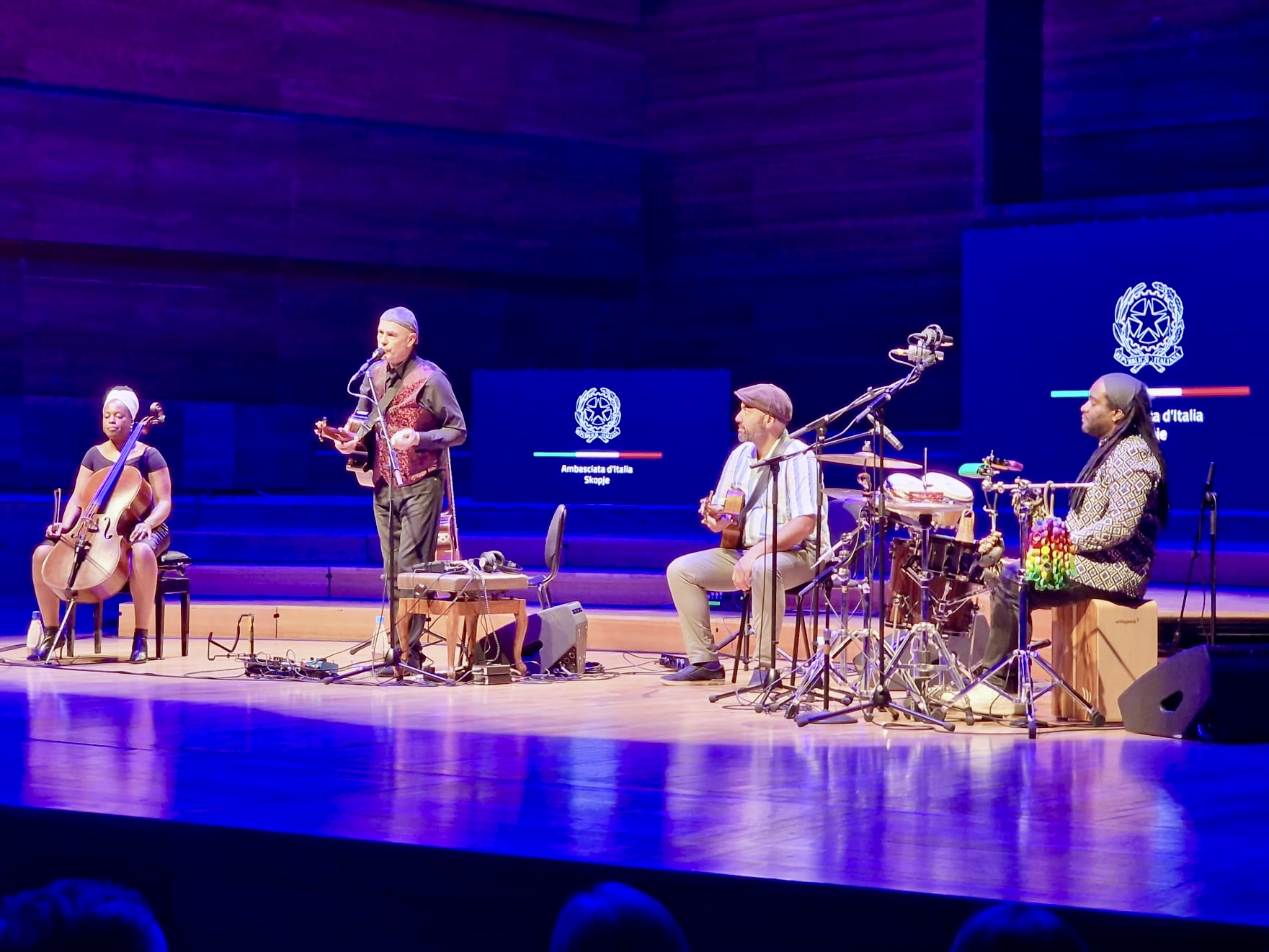 Skopje, Concerto dell’Antonio Forcione Quartet