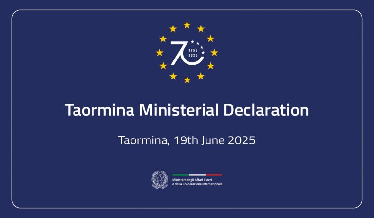 Taormina Ministerial Declaration (19th june 2025)