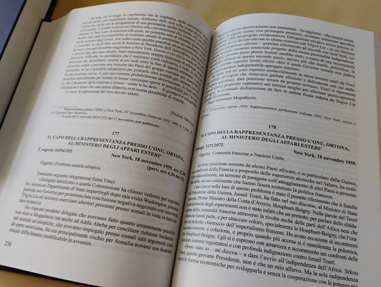 Pubblicazione del volume “L’Italia all’ONU nel primo mandato in Consiglio di Sicurezza (1°gennaio 1959 – 31 dicembre 1960)”