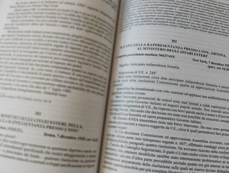 Pubblicazione del volume “L’Italia all’ONU nel primo mandato in Consiglio di Sicurezza (1°gennaio 1959 – 31 dicembre 1960)”