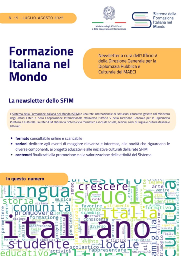 Copertina Newsletter luglio agosto 2025