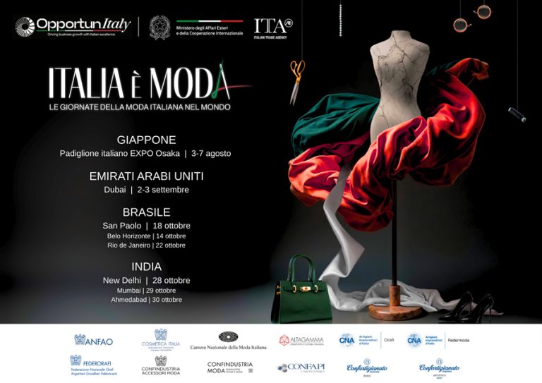 Prima edizione delle “Giornate della Moda Italiana nel Mondo”