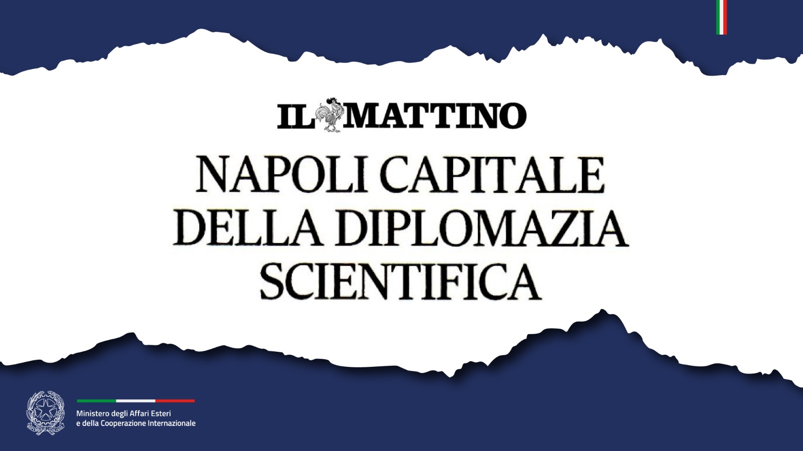 Card Tajani: «Napoli Capitale della Diplomazia Scientifica» (Il Mattino)