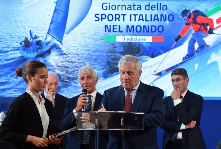 Il Ministro Tajani e il Ministro Abodi inaugurano la seconda Giornata dello Sport italiano nel Mondo