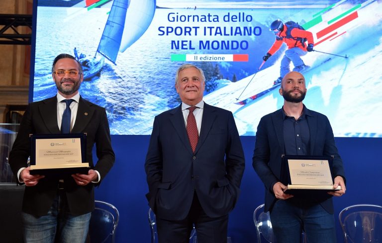 Il Ministro Tajani e il Ministro Abodi inaugurano la seconda Giornata dello Sport italiano nel Mondo