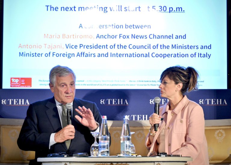 Tajani al Forum Ambrosetti: intervista con Maria Bartiromo (Fox News)