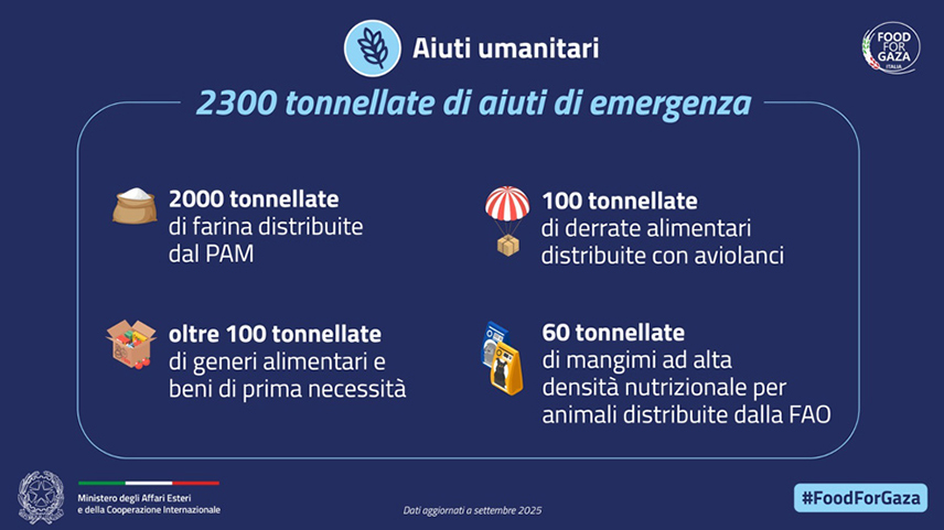 Food for Gaza. Aiuti Umanitari