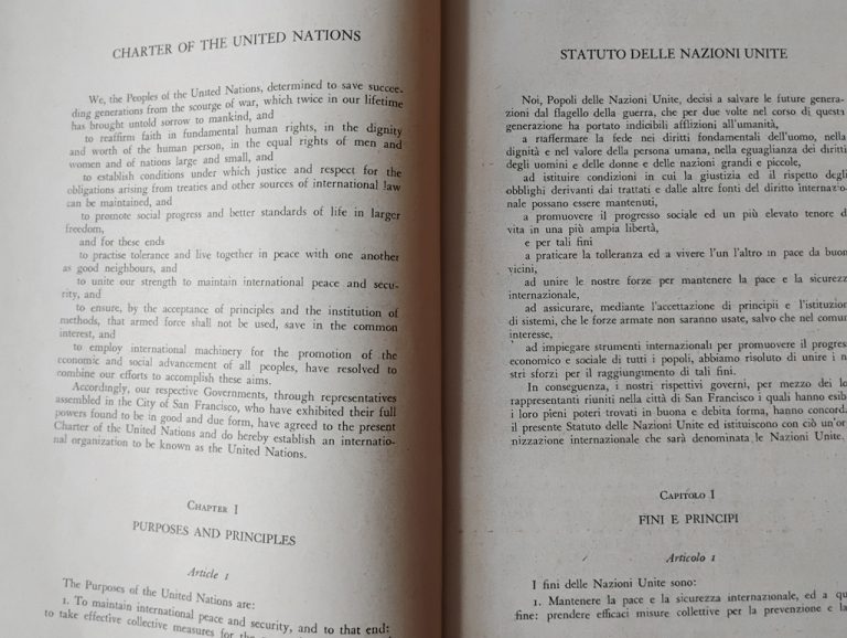 80 anni di Carta delle Nazioni Unite