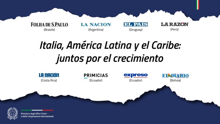 Tajani: «Italia, America Latina e Caraibi. Insieme per la crescita»