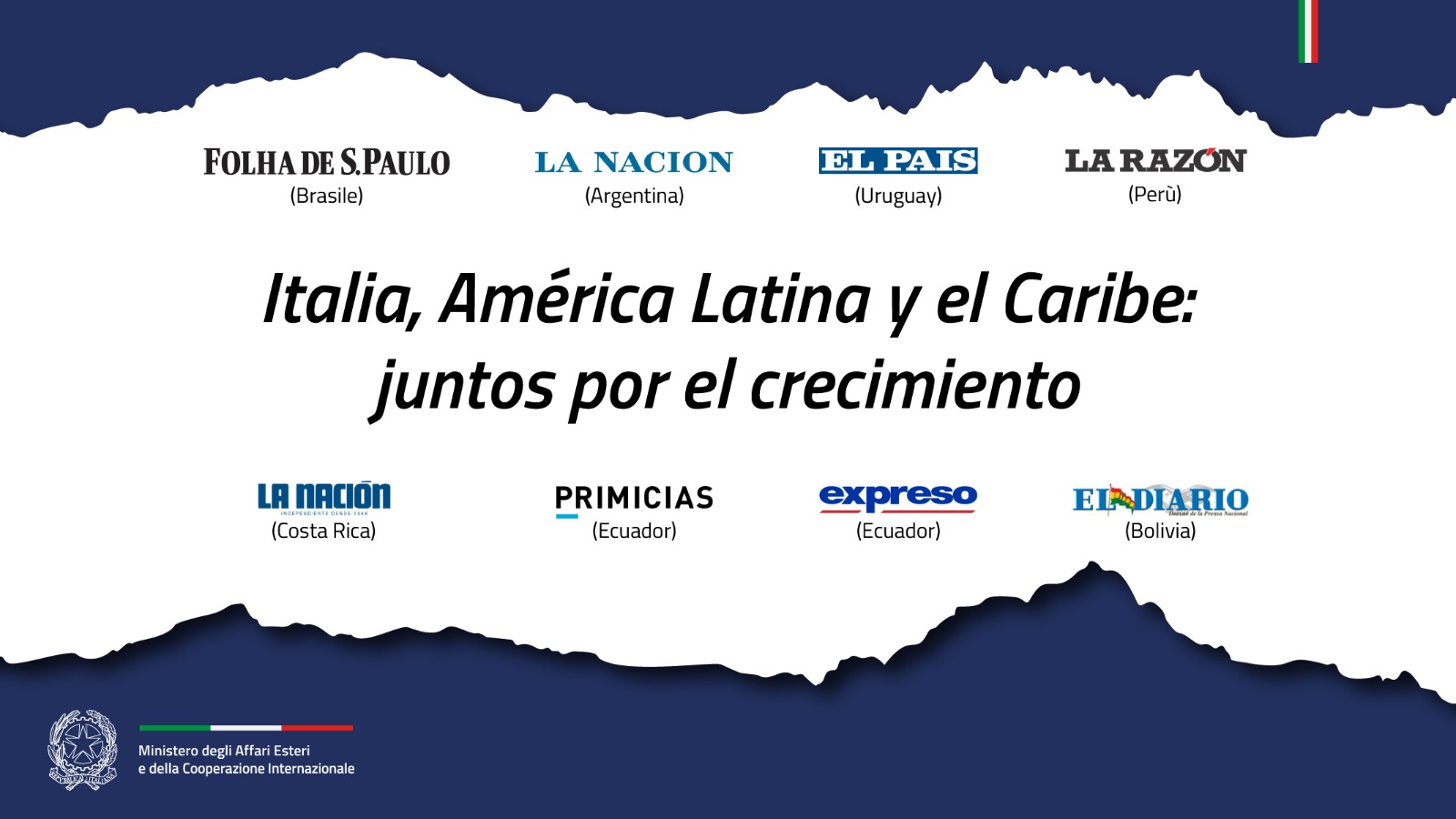Italia, América Latina y el Caribe, juntos por el crecimiento