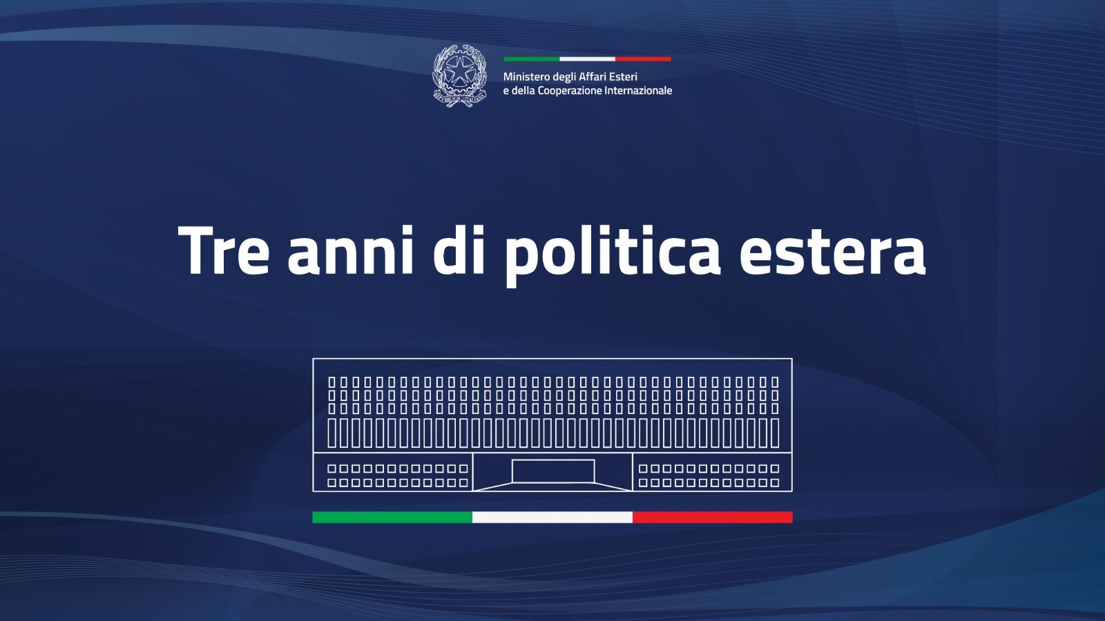 Tre anni di politica estera italiana