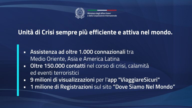 Tre anni di politica estera italiana