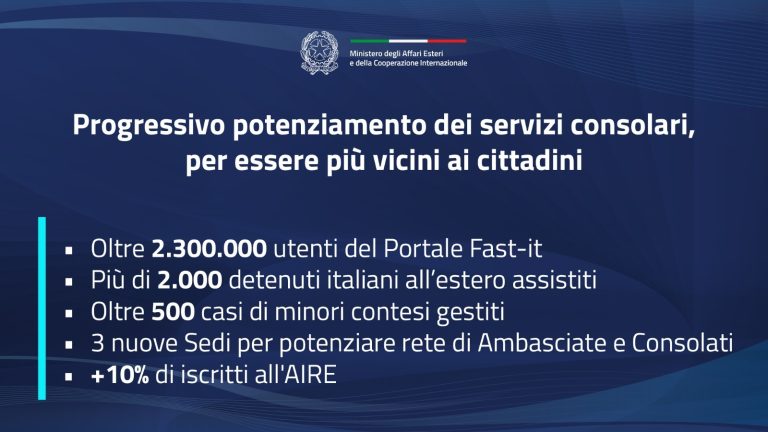 Tre anni di politica estera italiana