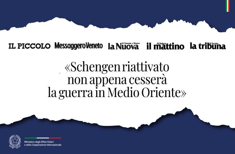 Intervista del Ministro