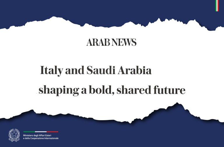 Italy and Saudi Arabia shaping a bold, shared future