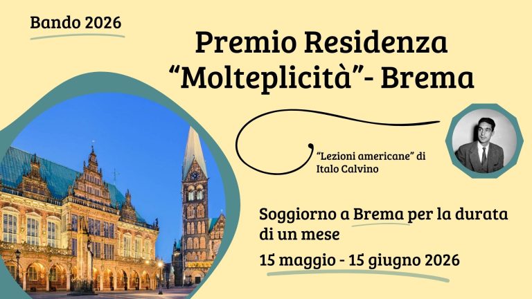 Prima edizione del Premio Residenza Molteplicità – Brema
