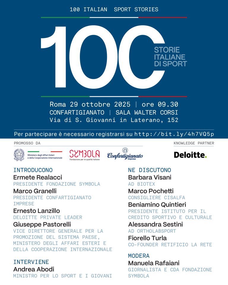 100 Esempi di eccellenza sportiva in Italia