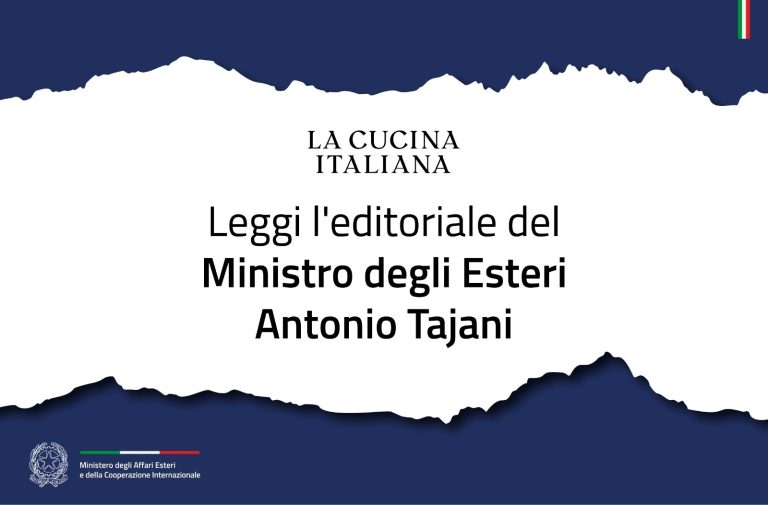 Tajani La Cucina Italiana
