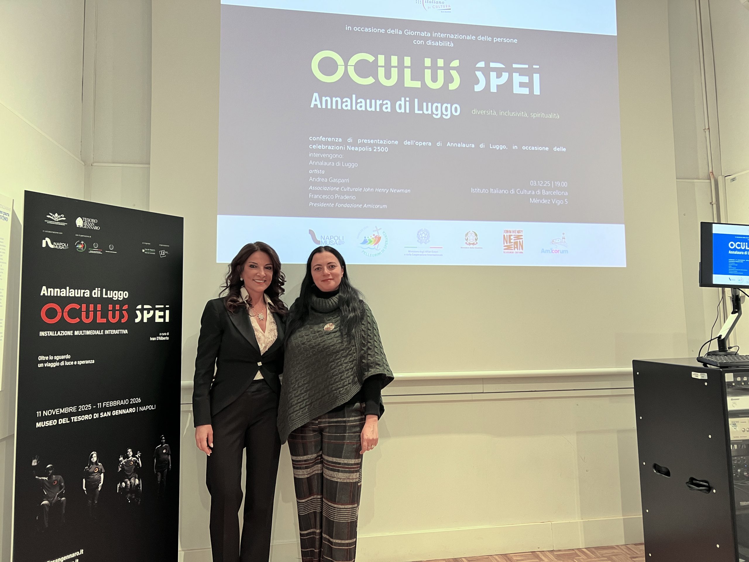 Barcellona, presentazione “Oculus Spei”