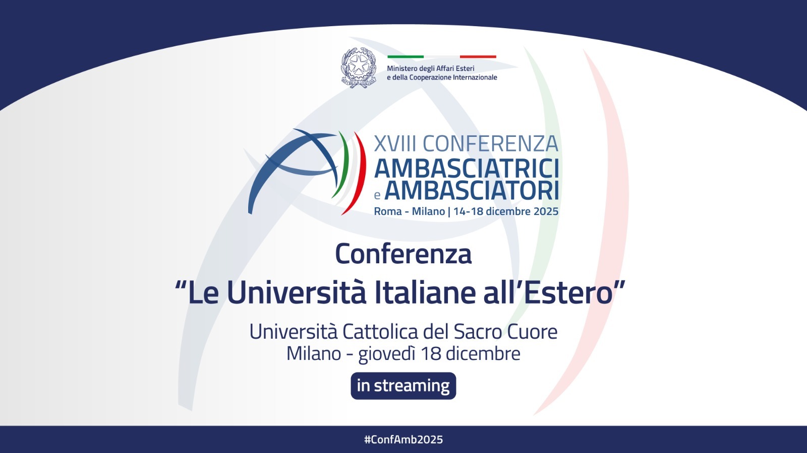 Conferenza “Le Università Italiane all’Estero”
