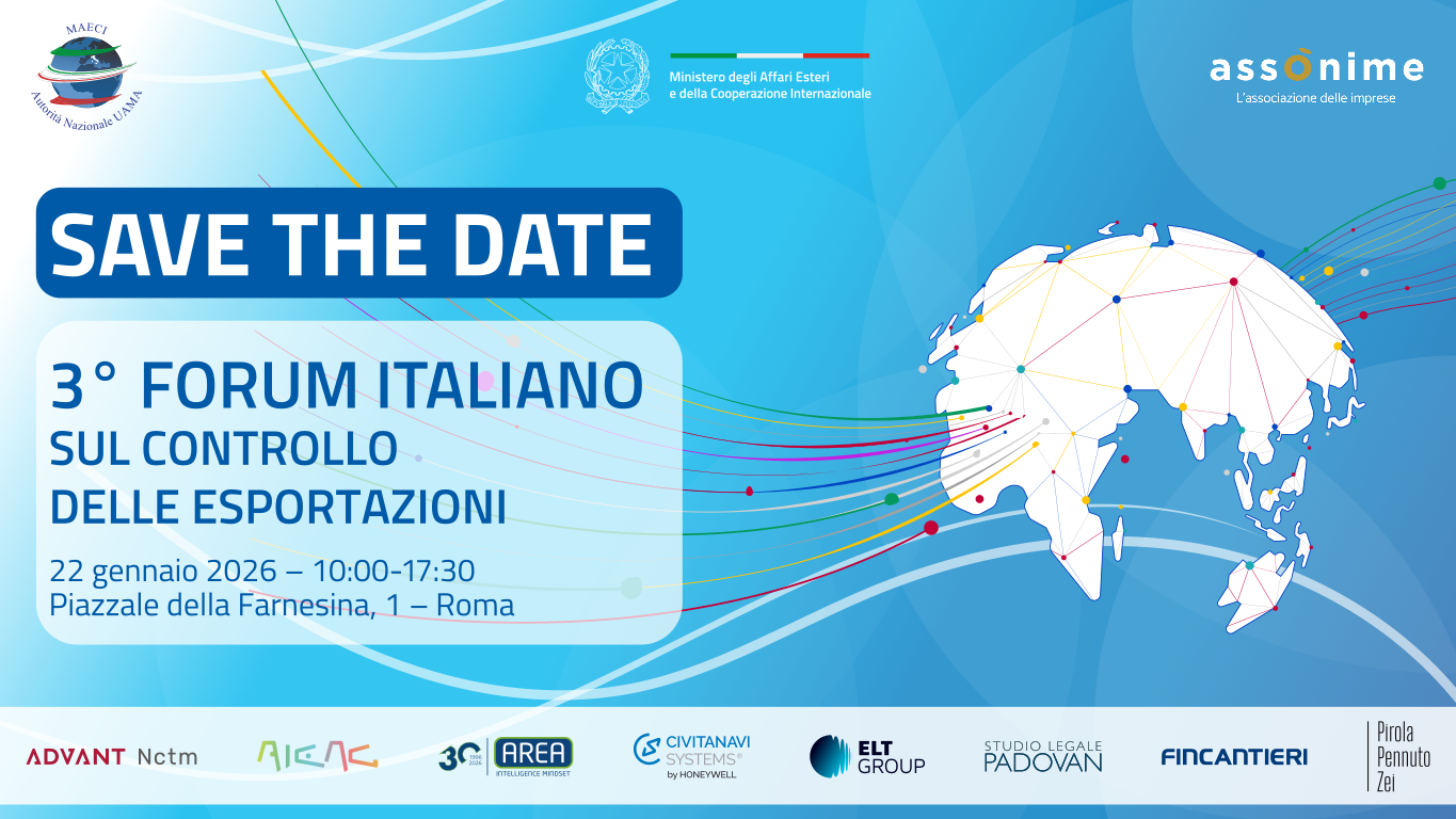 III Forum Italiano sul Controllo delle Esportazioni