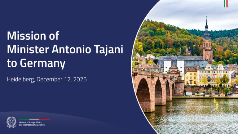 Missione del Ministro Tajani in Germania