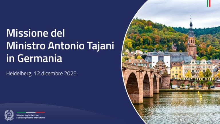 Missione del Ministro Tajani in Germania