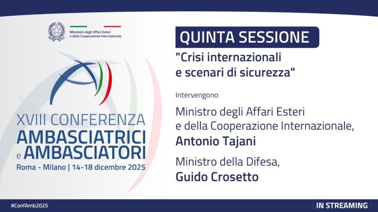 XVIII Conferenza degli Ambasciatori d’Italia nel mondo