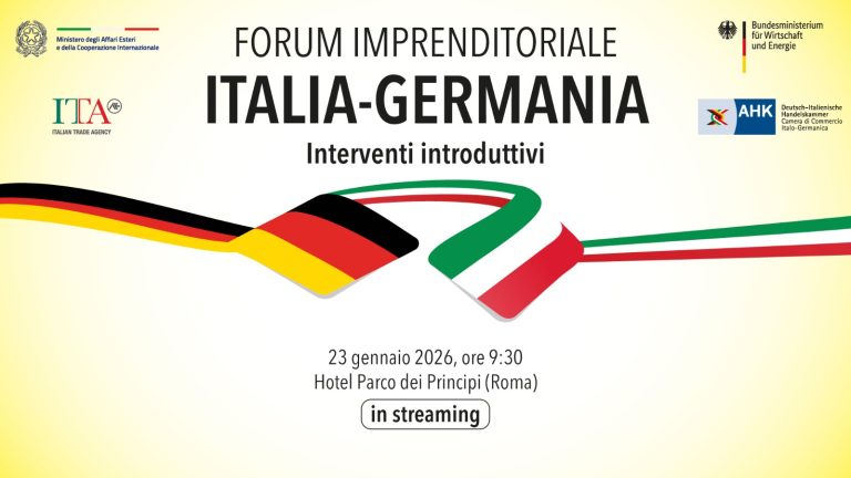 Italia Germania Tajani al Business Forum