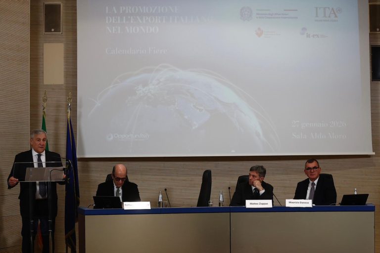 Tajani presenta il Calendario Fieristico 2026