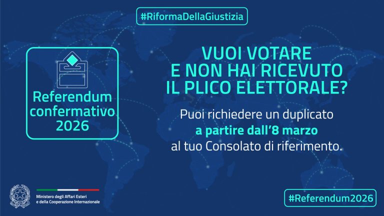 REFERENDUM CONFERMATIVO 2026 campagna informativa