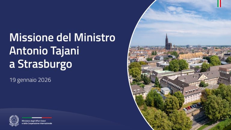 Tajani a Strasburgo per incontri con Metsola, Wadephul e Parlamentari italiani