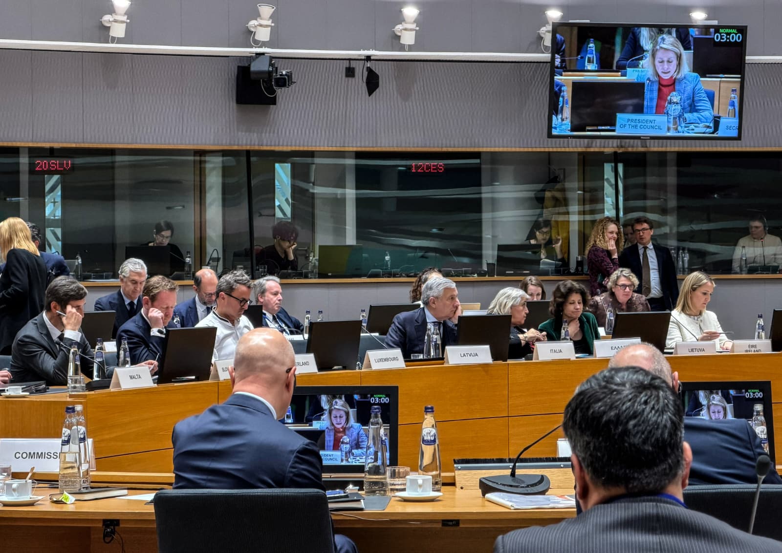 Tajani al Consiglio Affari Esteri, Iran e Ucraina tra i temi affrontati