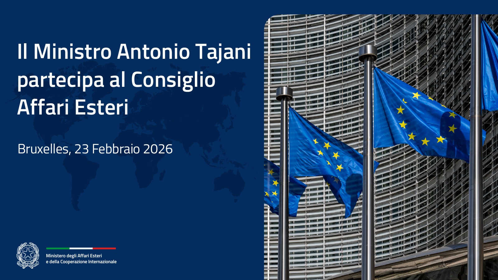 Tajani a Bruxelles per il Consiglio Affari Esteri. In agenda anche G7 Commercio e Task Force dazi