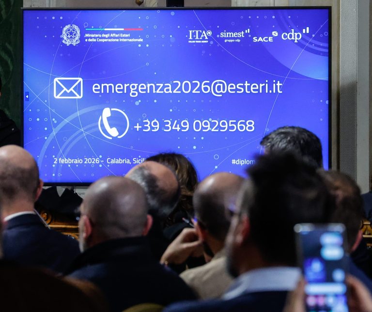Ministro Tajani in Sicilia, Calabria e Sardegna