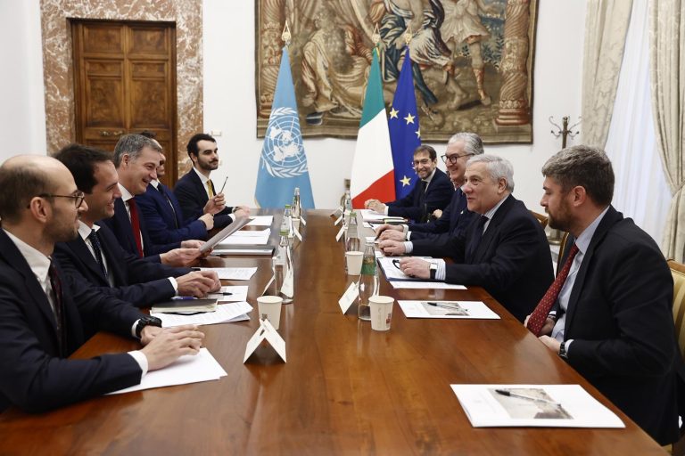 Ministro Tajani incontra l’Amministratore UNDP, Alexander De Croo