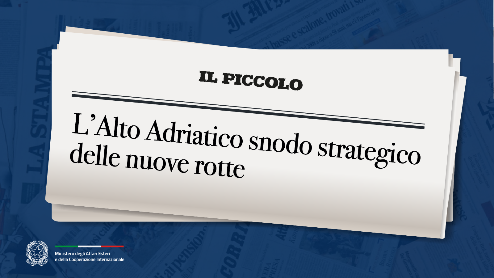 “L’Alto Adriatico snodo strategico delle nuove rotte”