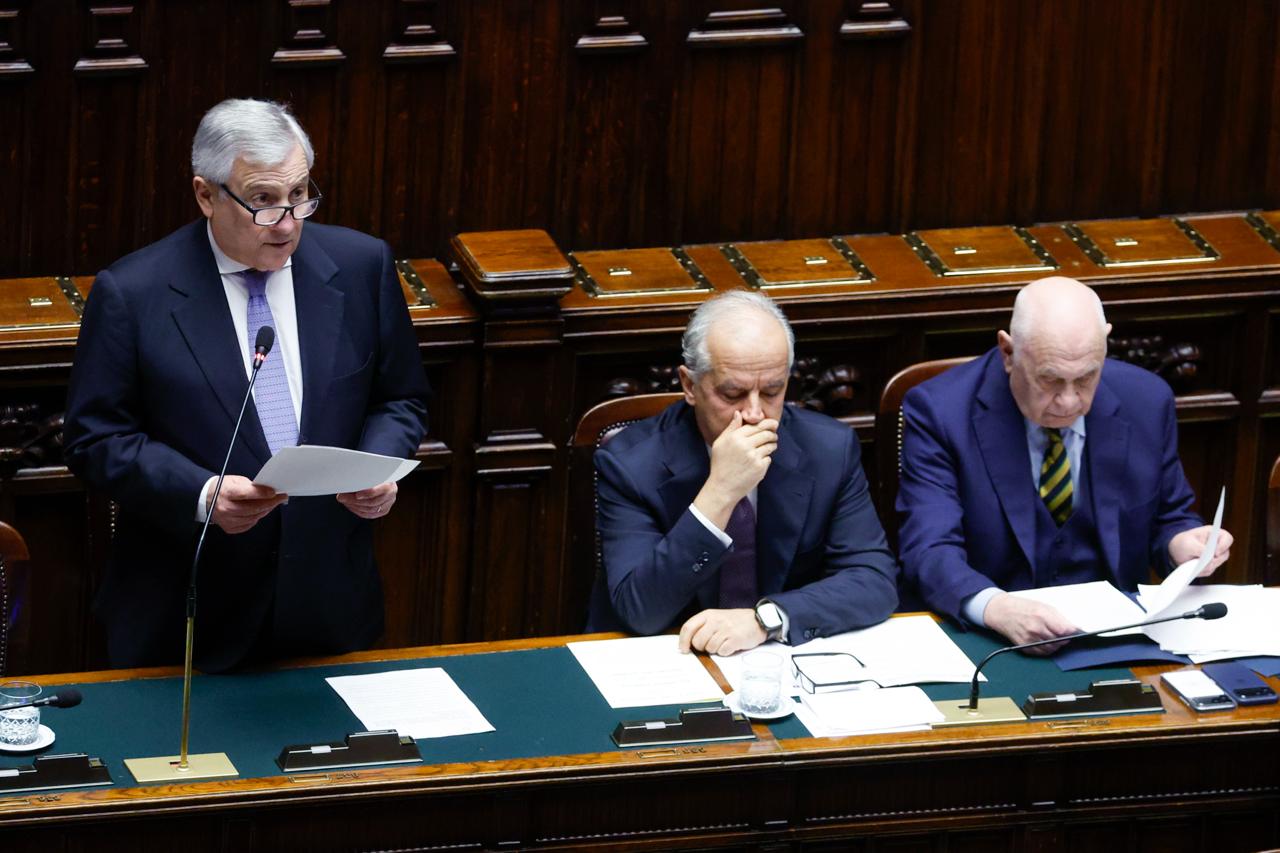 Il Ministro Antonio Tajani partecipa alla sessione di Question Time alla Camera-cover