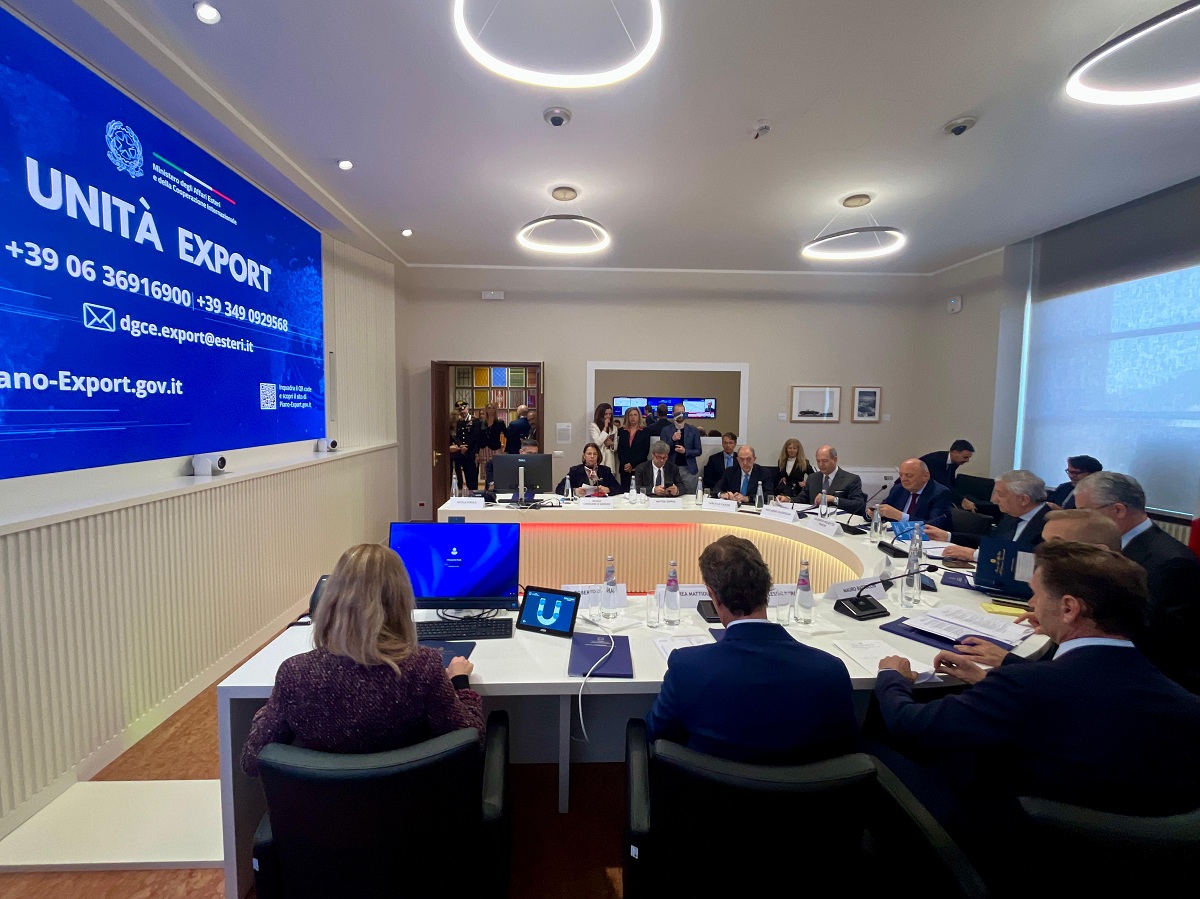 Inaugurazione sala export