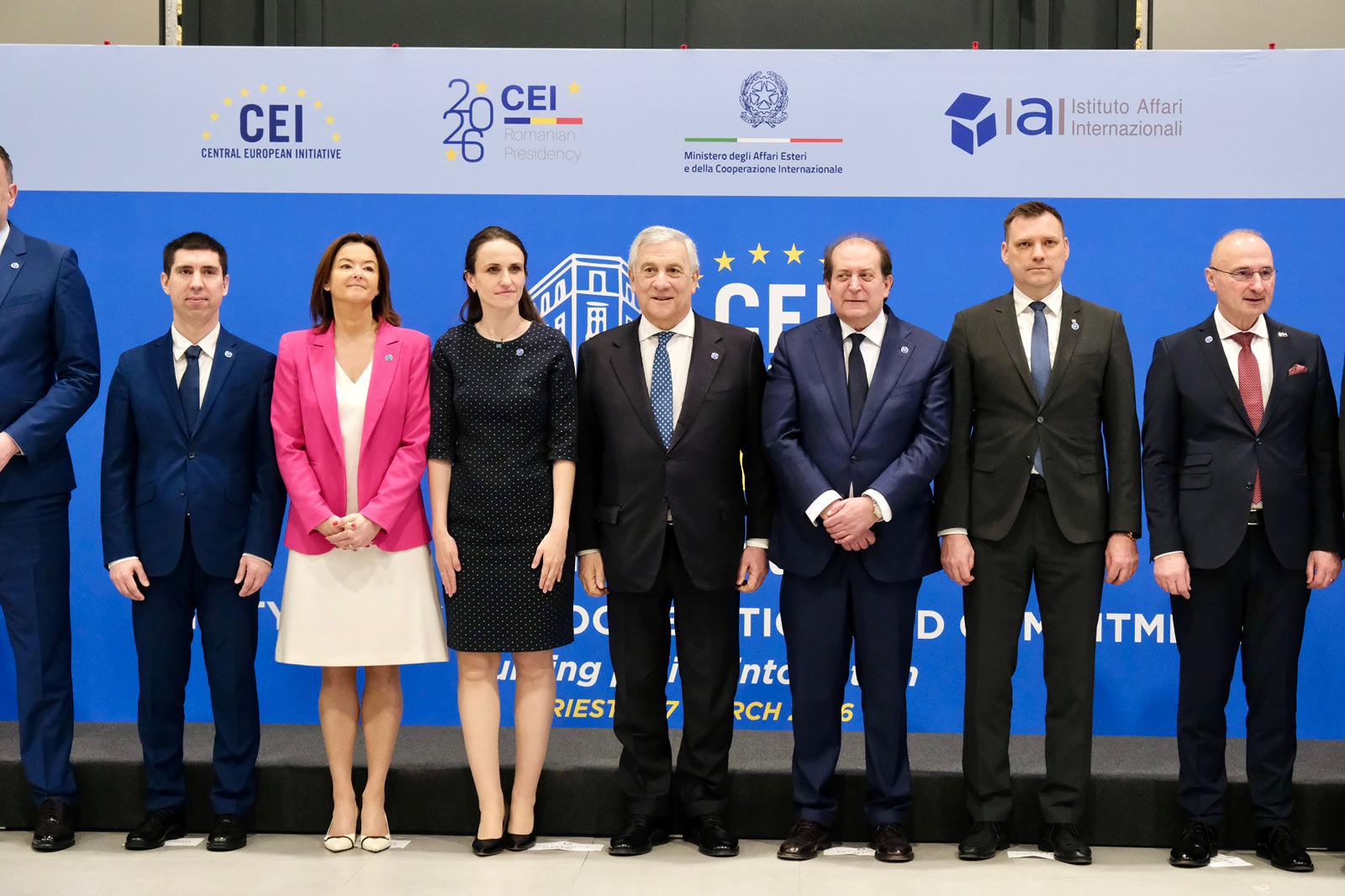 Tajani a Trieste per il Trentennale del Segretariato InCE e per il Forum IMEC